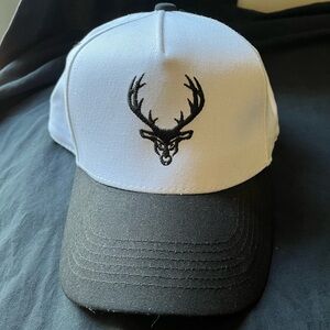 Black and White BuckedUp hat